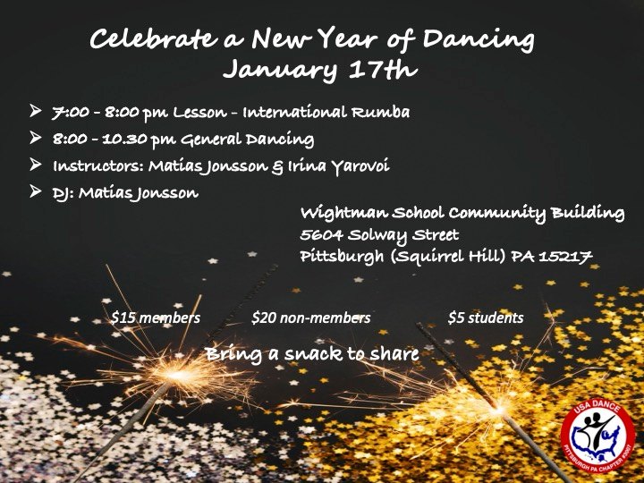 Sat JAN 17: USA DANCE